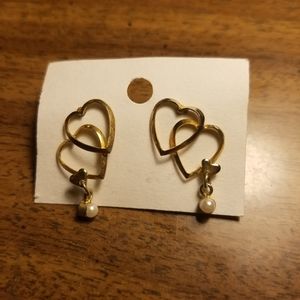 Dual Heart Earrings